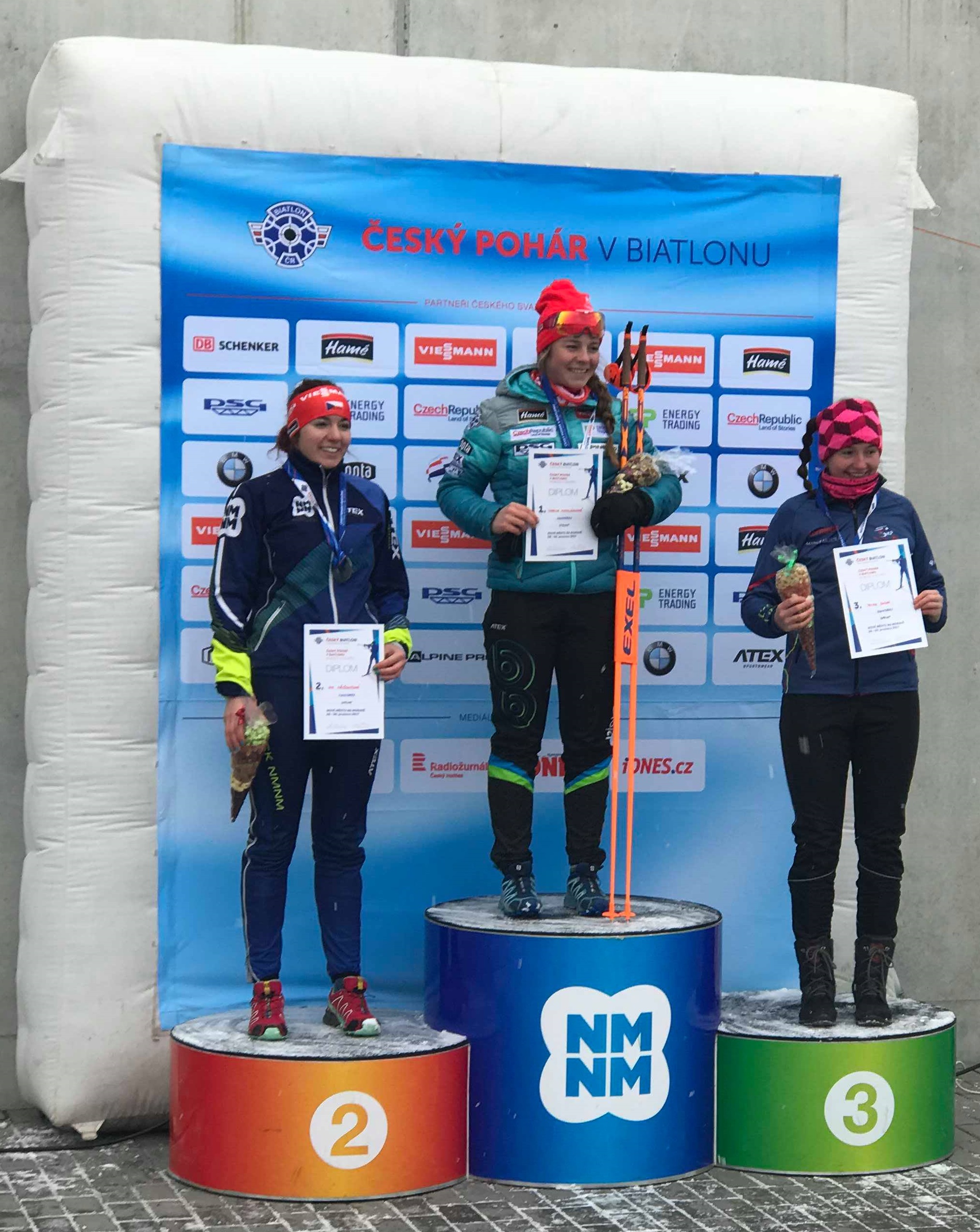 Iva Křižovičová na 2. místě v kategorii juniorek